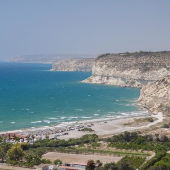 Cyprus Curium beach - view